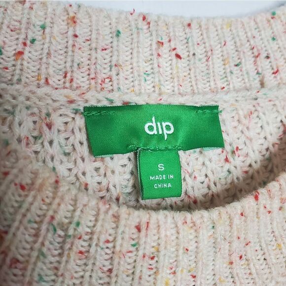 dip S Knit Sweater Beige Color Speckled - Picture 7 of 8